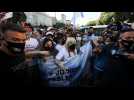 Manifestation en Argentine pour demander 