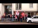 Manifestation de la CGT devant l'Ehpad Korian à Troyes