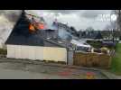 Violent incendie dans une maison près de Rennes