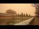 Chine : une tempête de sable paralyse Pékin