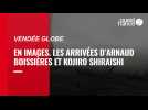 En Images : l'arrivée d'Arnaud Boissières et Kojiro Shiraishi sur le Vendée Globe 2020-2021