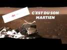 Le son de Mars diffusé par la Nasa pour la première fois