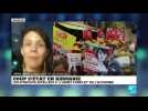 Coup d'État en Birmanie : les syndicats appellent à 