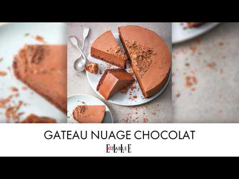 VIDEO : Gteau nuage chocolat