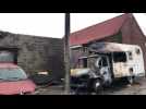 Un camping-car prend feu subitement à Roquetoire