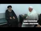 Rencontre historique entre le pape François et de l'ayatollah Sistani en Irak