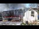 Incendie de serre - Mouscron - 12.02.2021