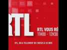 Le journal RTL de 11h du 13 février 2021
