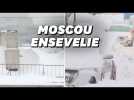 À Moscou, la neige a enseveli la ville depuis 3 jours