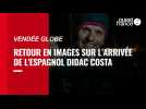En Images : l'arrivée de Didac Costa sur le Vendée Globe 2020-2021