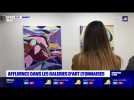 Affluence dans les galeries d'art lyonnaises