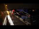 Villeneuve d'Ascq : une voiture tombe du pont rue du Podium