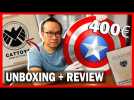 BOUCLIER METAL CAPTAIN AMERICA + GOODIES : MON UNBOXING EN 4K & AVIS (CATTOYS 400¬)