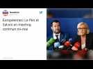 Élections européennes : Marine Le Pen et Matteo Salvini en meeting commun à la mi-mai en Italie