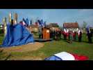 Inauguration à Chauny du monument pour les fusillés pour l'exemple de la Grande Guerre