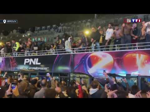VIDEO : Le groupe PNL cre la surprise sur les Champs-Elyses