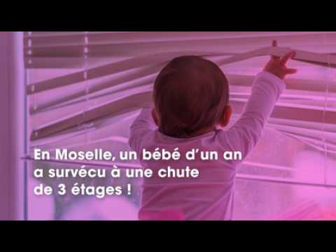 VIDEO : Moselle : un bb de 1 an miracul aprs une chute du 3me tage
