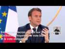 Lors de sa conférence de presse, Emmanuel Macron revient sur le référendum d'initiative citoyenne, le vote blanc et le vote obligatoire