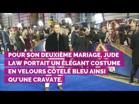 VIDEO : Quel cachottier ! Jude Law s'est mari en secret avec Phillipa Coan