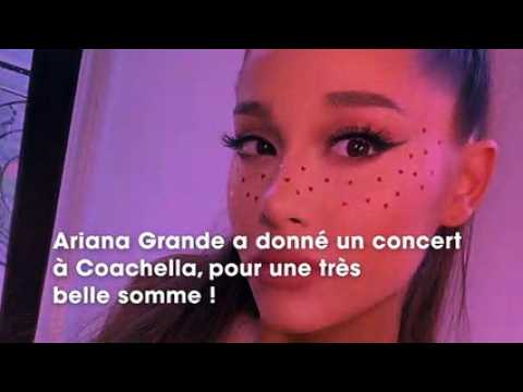 VIDEO : Ariana Grande : l?incroyable somme qu?elle a reçu pour ses concerts à Coachella dévoilée !