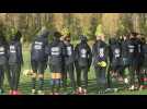 Football : les Bleues à l'entraînement à Valenciennes avant d'affronter le Brésil
