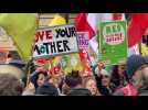 Début de la manifestation des jeunes pour le climat avec Greta Thunberg