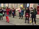Flash mob féministe à Alençon