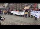 Journée de la femme à Namur : action de sensibilisation place d'armes