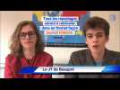 La préparation du JT télévisé avec les élèves du lycée Beaupré à Haubourdin