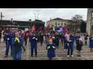 Des Laonnoises dansent pour protester contre la réforme des retraites