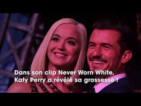 VIDEO : Katy Perry enceinte d'Orlando Bloom  sa technique pour cacher sa grossesse