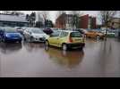 Arras : problèmes récurrents d'inondation des parkings de l'université d'Artois