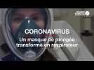 Coronavirus : un hôpital belge transforme des masques de plongée en respirateurs