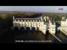 Les châteaux de la Loire vus du ciel