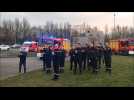 Les pompiers de Béthune rendent hommage aux soignants du CH Beuvry