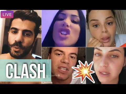 VIDEO : TOTO, LANA, SARAH, JULIE, ADRIEN  GROS CLASH ET NORMES RVLATIONS EN LIVE SUR INSTAGRAM !