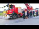 Les pompiers de Dunkerque remercient le personnel soignant