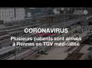 Coronavirus. Les patients franciliens sont arrivés à Rennes en TGV médicalisé
