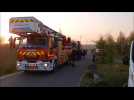 Les pompiers de Bruay-Houdain rendent hommages aux soignants de la clinique de Divion