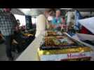 Louvroil: Leduc destocke ses fromages Maroilles chez Gabiot motoculture