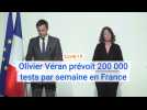 Coronavirus Covid-19 : Olivier Véran prévoit 200 000 tests par semaine en France.