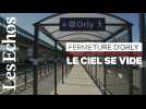 A Orly, les derniers passagers avant la fermeture commerciale