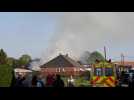 Gaurain Rx incendie rue Louviere 23.04.2020