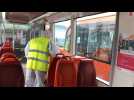 Désinfection quotidienne des trams