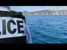 La police nationale croise une dizaine de dauphins au large de Saint-Aygulf