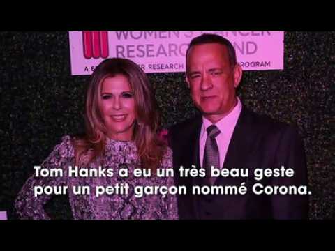 VIDEO : Coronavirus  Tom Hanks offre un cadeau  Corona, un garon de 8 ans harcel  cause de son p