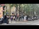 Confinement : Des parisiens dansant dans la rue interrompus par la police (vidéo)