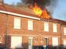 La toiture d'une maison prend feu à Faches-Thumesnil