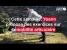 Exercices avec Yoann Laffeach sur la mobilité articulaire : le dos