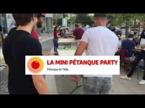 VIDEO : Nouveau : La Mini Ptanque Party  - La Ptanque de Table dboule chez Vous  !